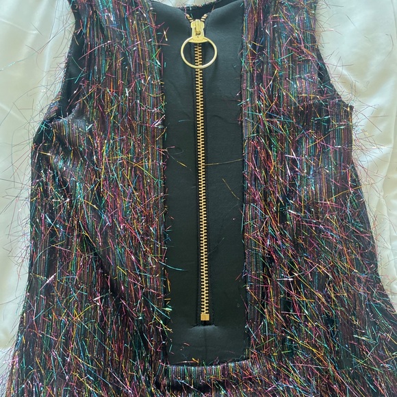 ZOE LTD Toddler Girls Textured Metallic Party Dress Size 4 - Picture 5 of 6